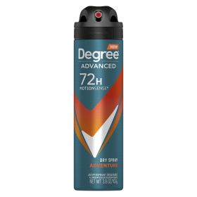 Degree Advanced Long Lasting Antiperspirant Deodorant Dry Spray, Adventure, 3.8 oz