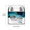 Advanced Retinol Collagen Cream For Face With 5 Hyaluronic Acid Anti-Aging Cream Anti Wrinkle Reduce Fine Lines Lifting And Firming Cream 24-Hour Faci